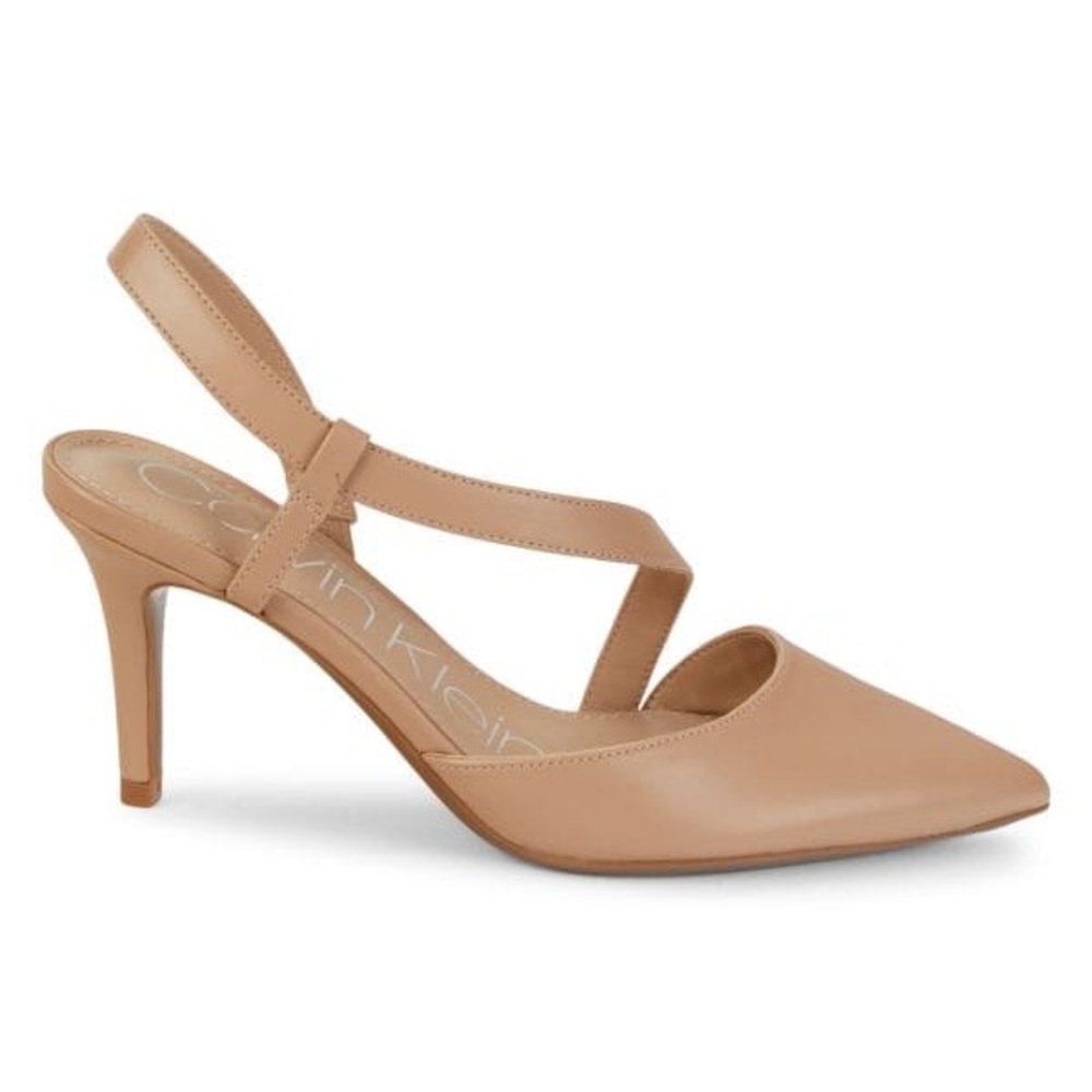 Calvin Klein Greer Leather Slingback Pumps sz8.5